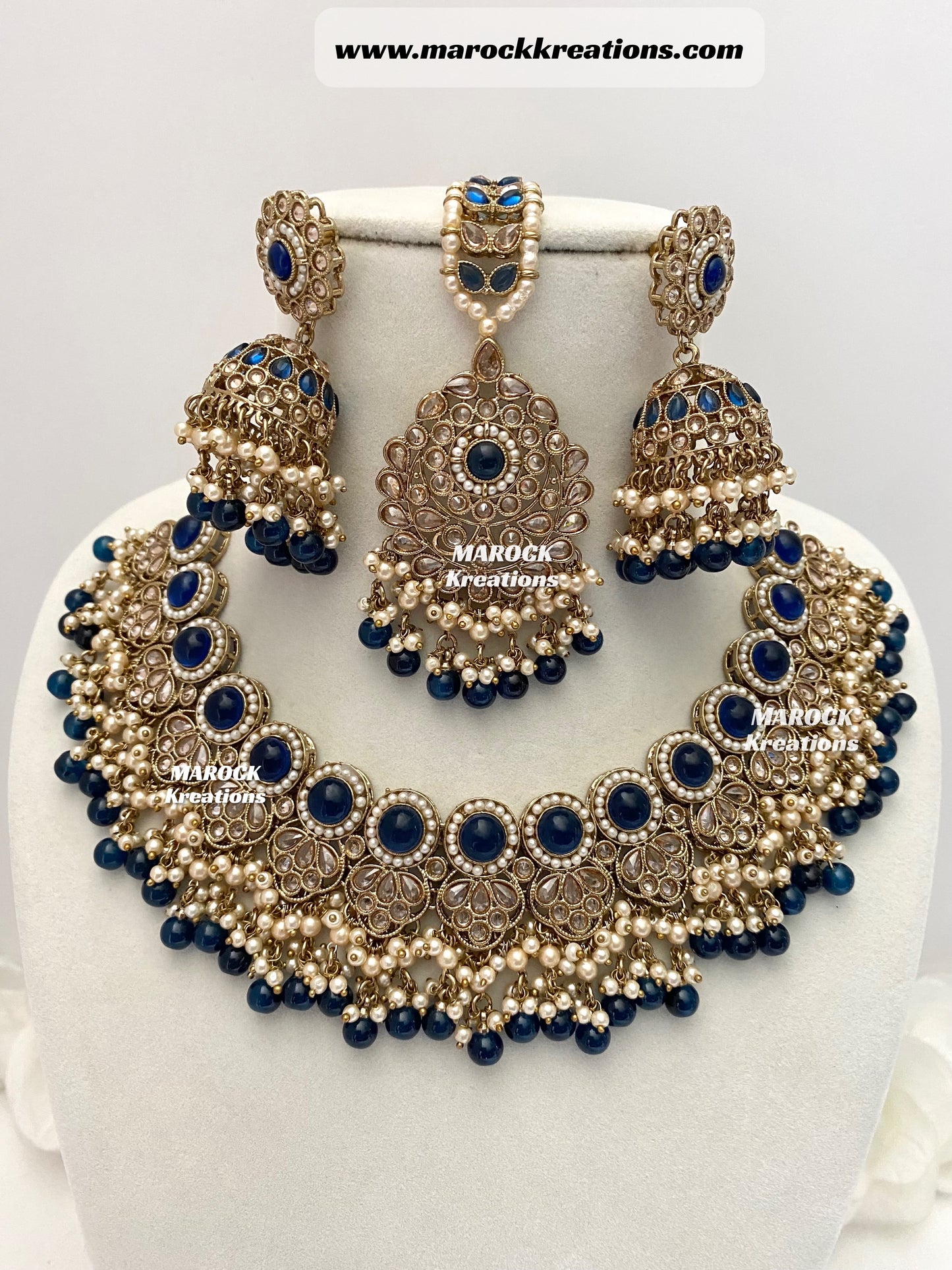 Aalia Antique Polki Necklace set