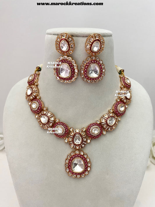 Ruchika Tyani inspired Premium Quality Real Kundan Necklace set