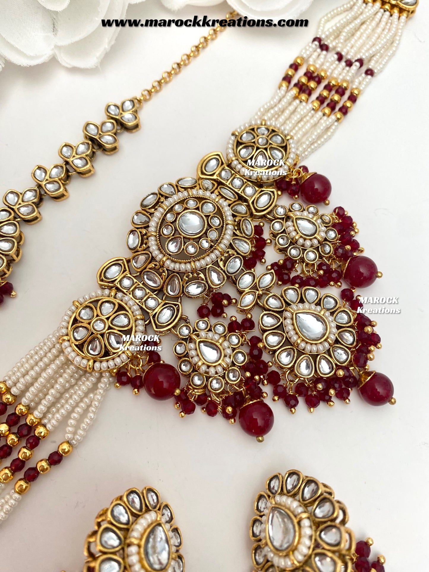 Shaneel Premium quality Kundan Choker set