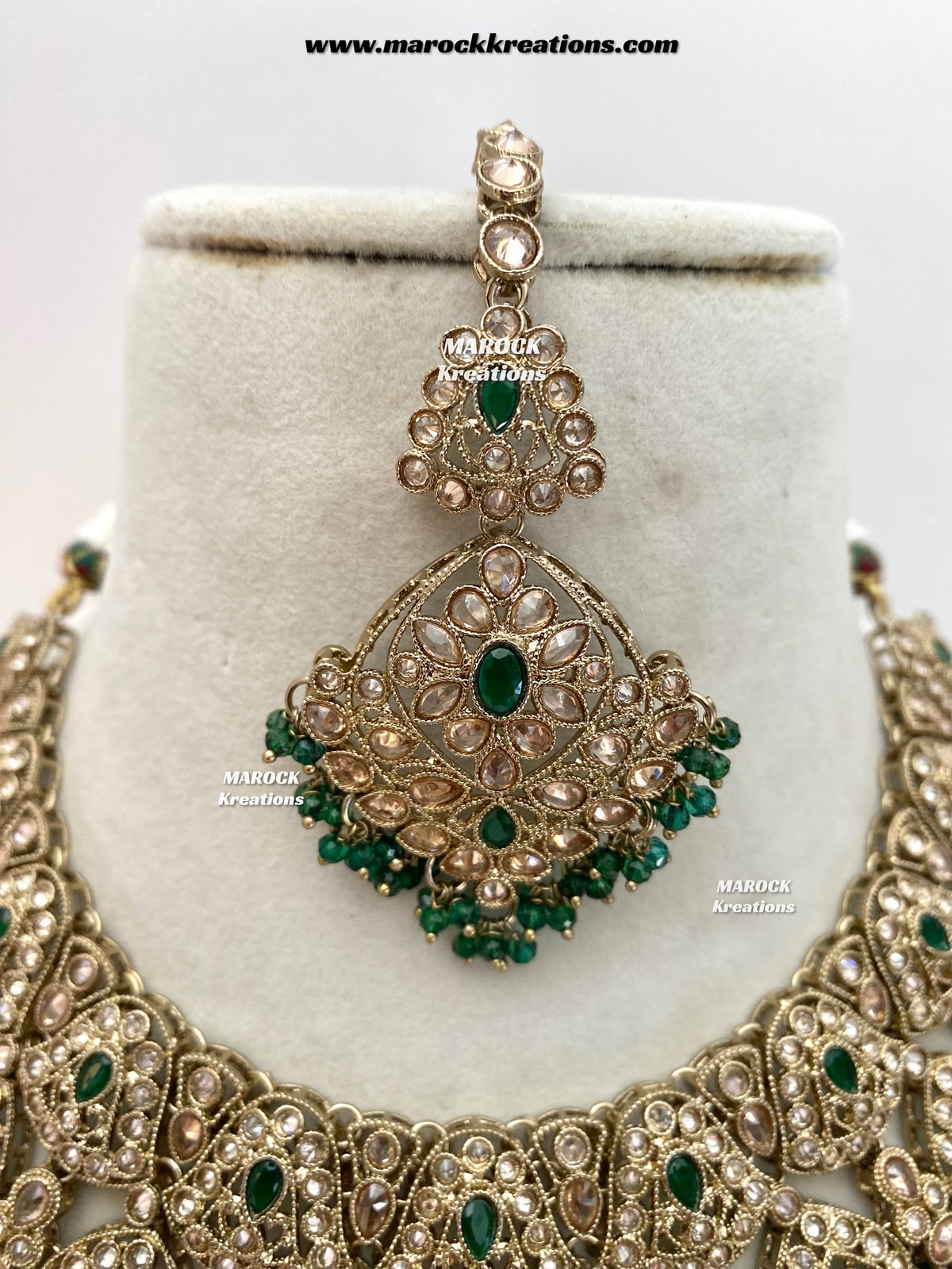 Shradha Polki Statement Necklace set/Bridal set