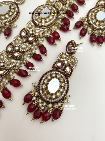 Resmin Premium Quality Mirror Choker set