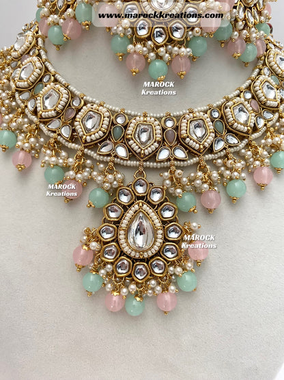 Sania Premium Quality Kundan Necklace set