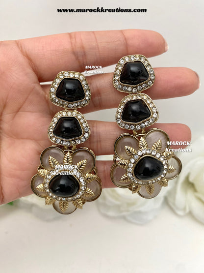 Kruti Sabyasachi inspired Mother of pearls Statement Earrings