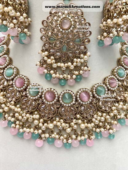 Aalia Antique Polki Necklace set