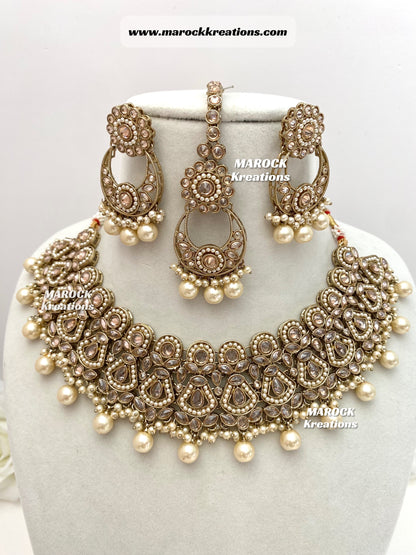 Antique Polki Necklace set