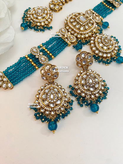 Simona Premium Quality Kundan Choker set