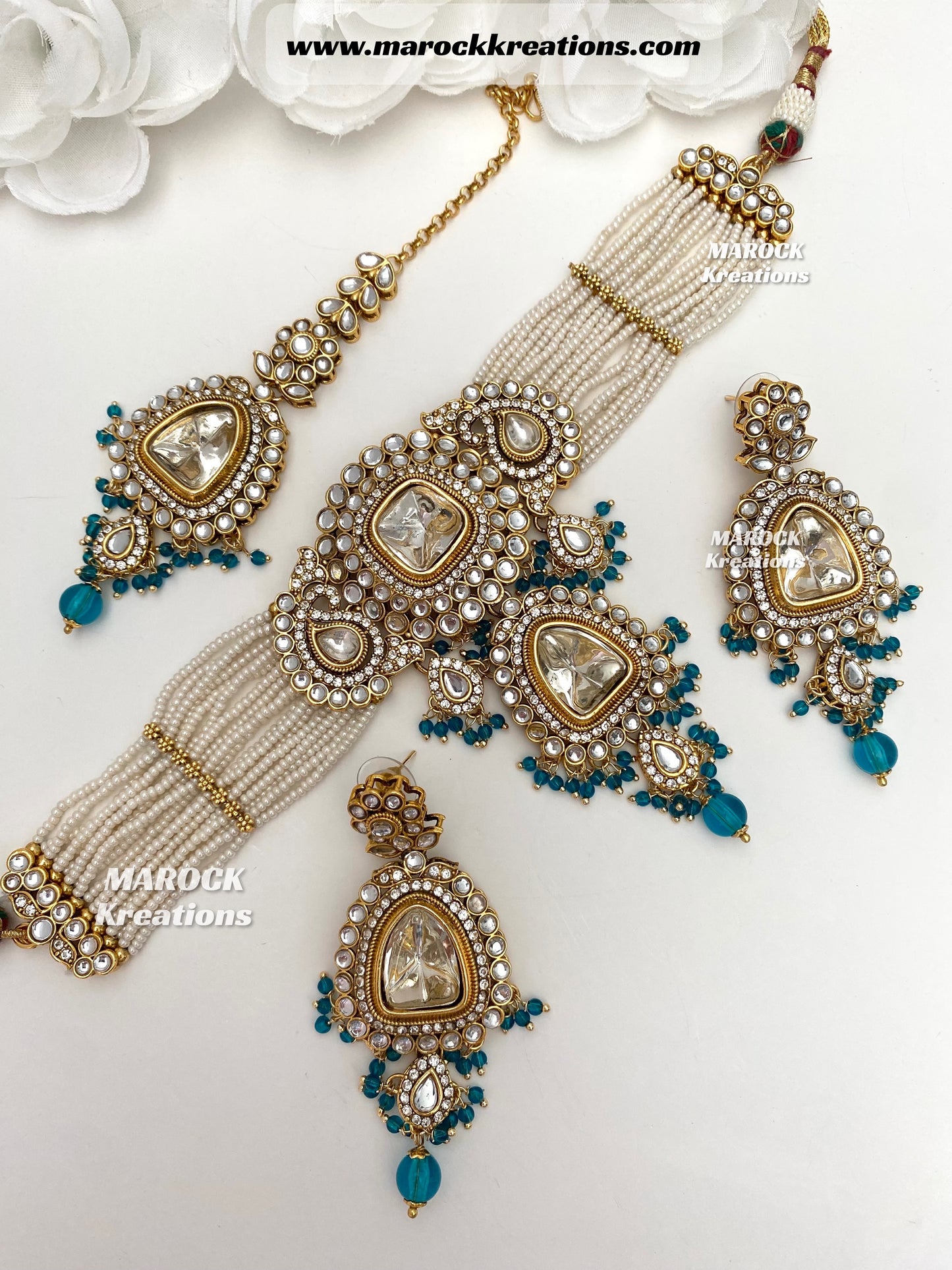 Aarzoo Kundan Statement Choker set