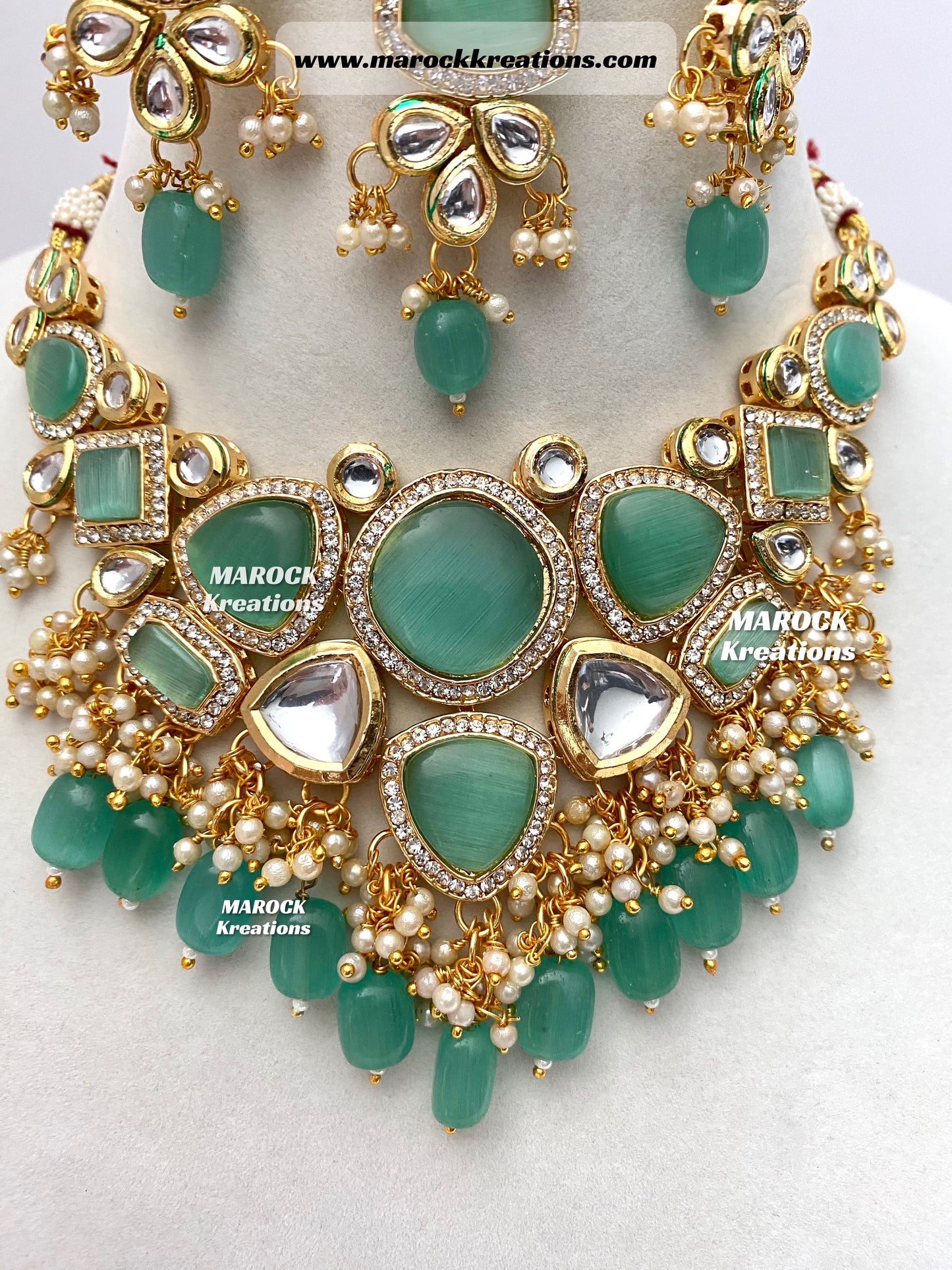 Kundan Statement Necklace set