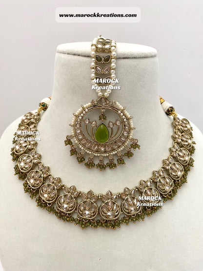 Antique Polki Necklace set