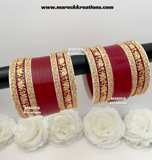 Neesa Trending elephant crafted Mini Bridal Choora