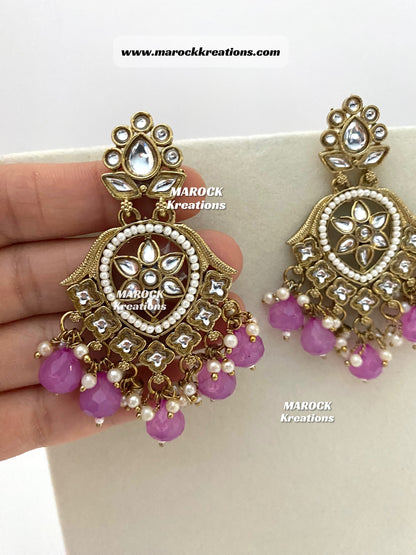 High quality Kundan Earrings