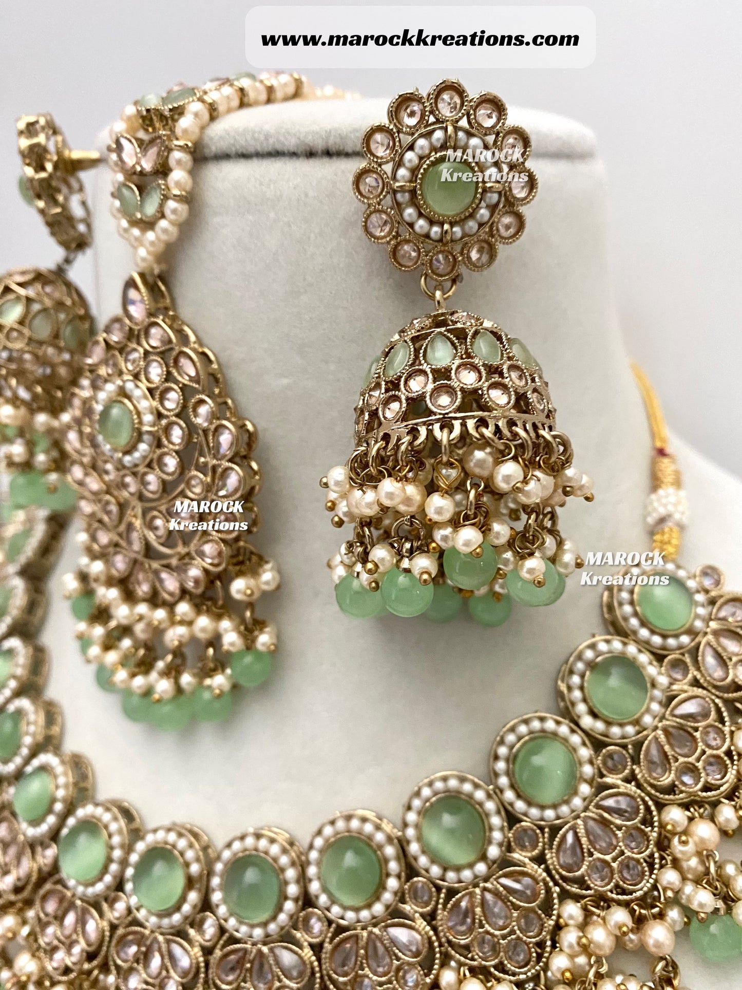 Aalia Antique Polki Necklace set