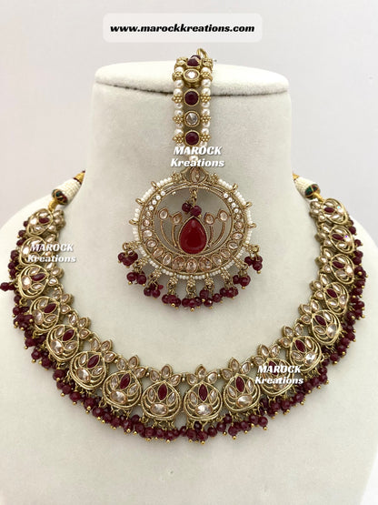 Antique Polki Necklace set