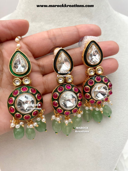 Saliha Premium Quality uncut Kundan choker set