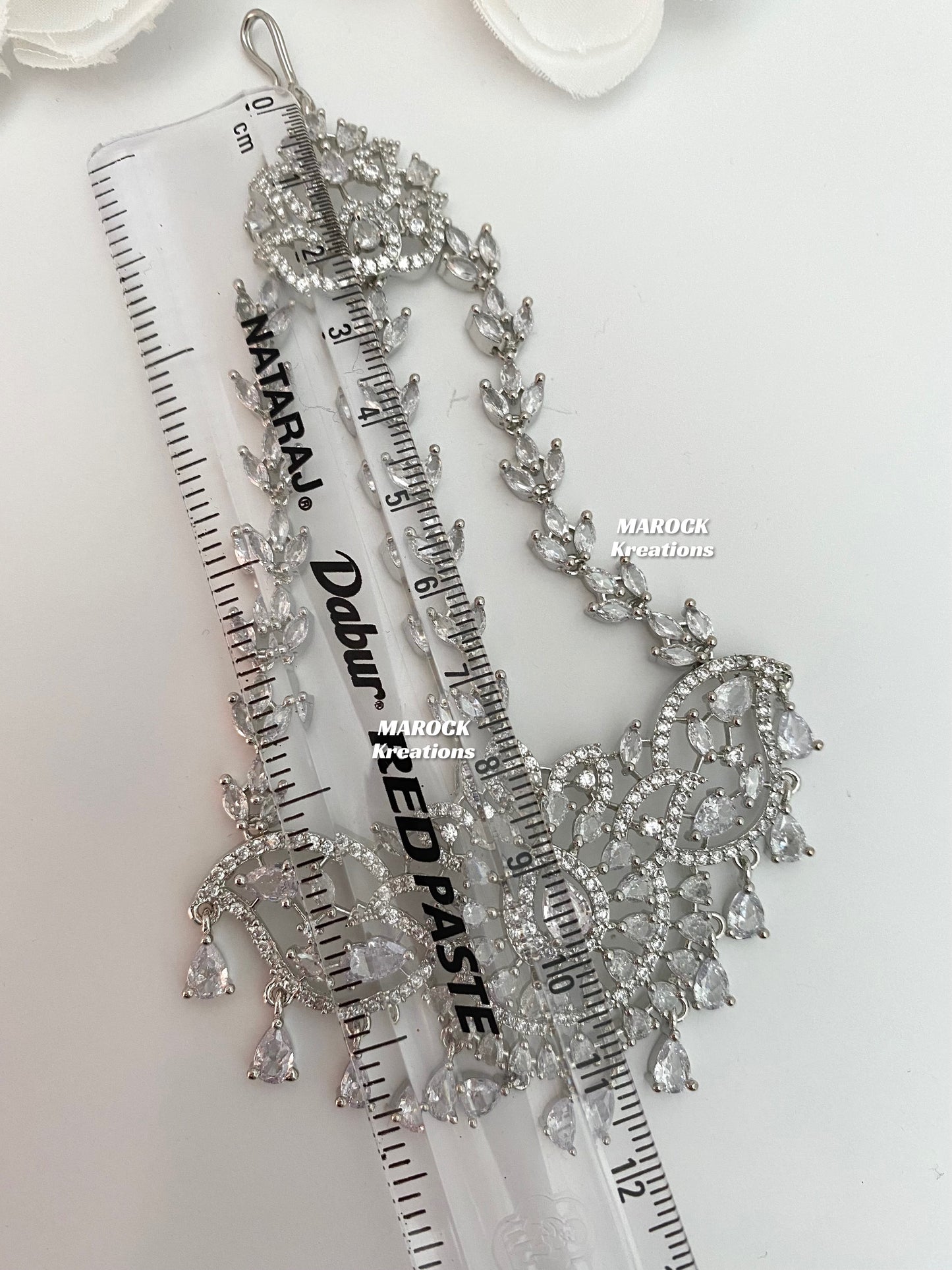 American Diamond Jhoomer/Passa/Side head piece