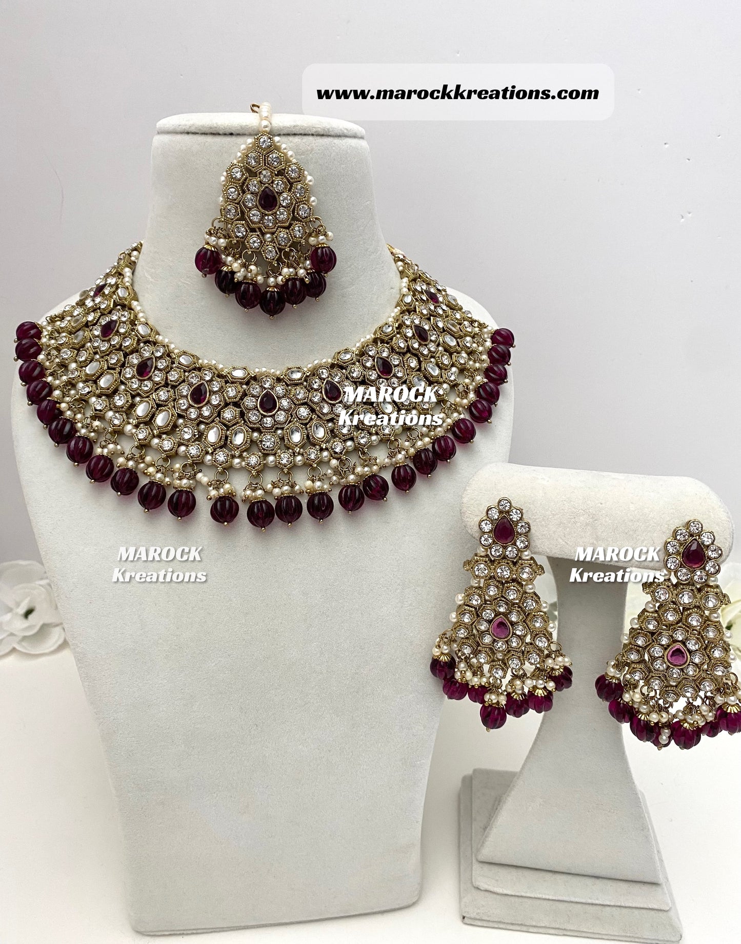 Kundan/Stone Necklace set