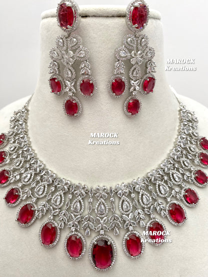 Amaya American Diamond Necklace set