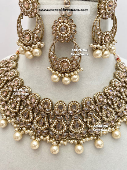 Antique Polki Necklace set