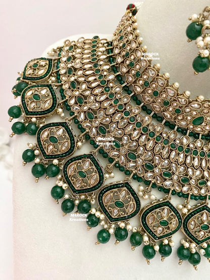Tashi Premium Quality Polki Statement Bridal set