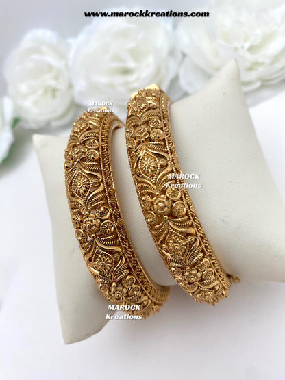 Sandhya Premium Quality Gold plated openable kade/Bangles/Kangan