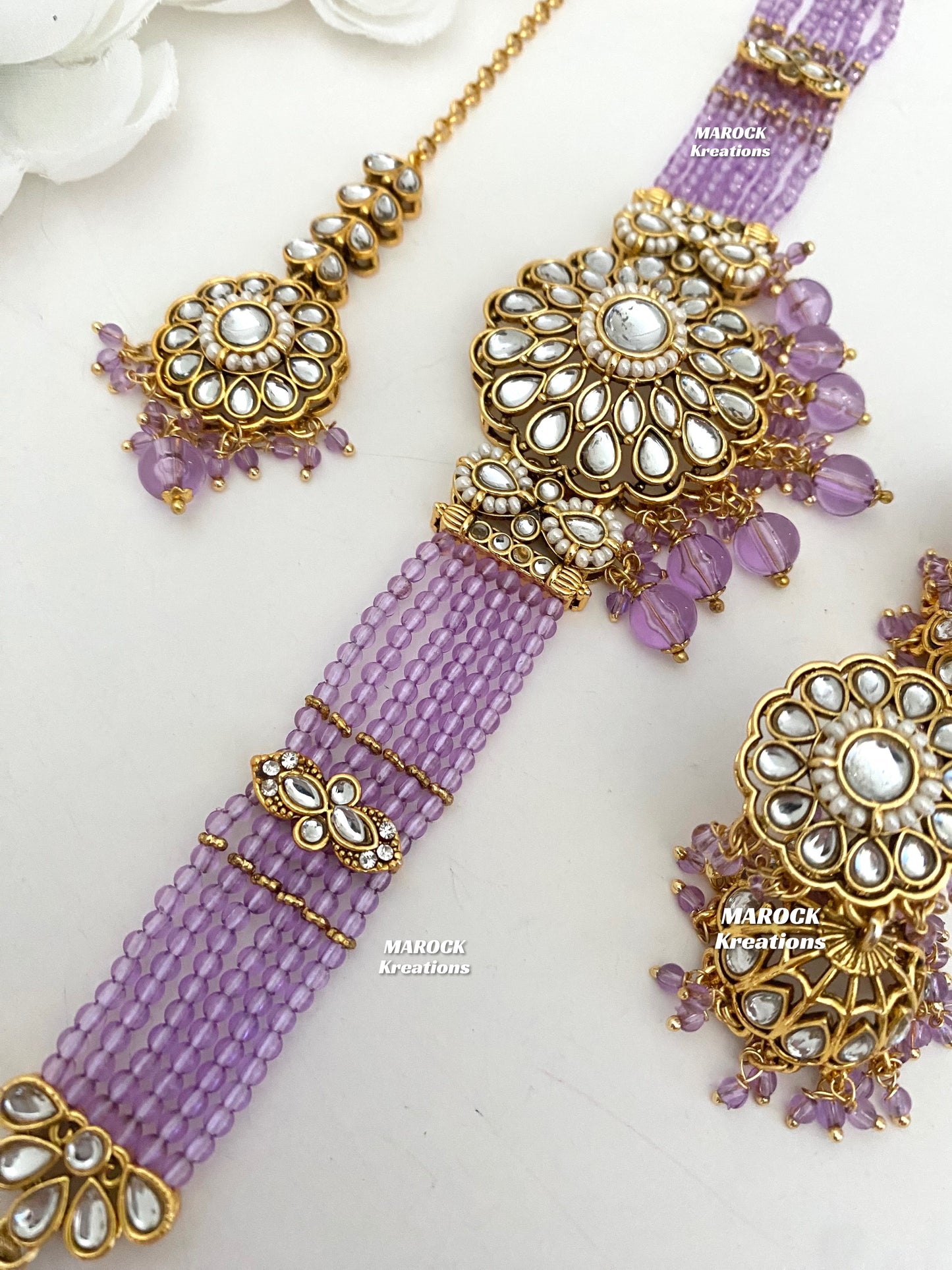 Ginni Premium Quality Kundan choker set