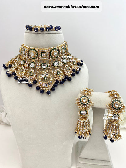 Mehak Premium Quality Kundan Statement Necklace set