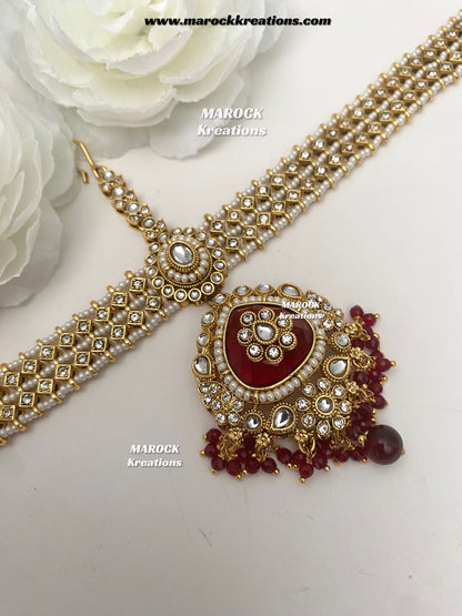 Premium Quality Kundan Bridal set/Indian bridal jewelry