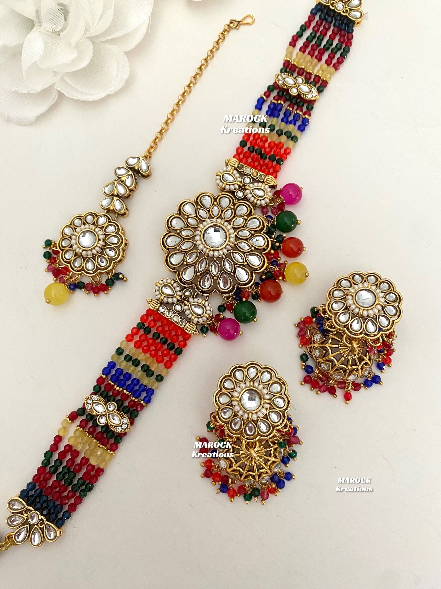 Ginni Premium Quality Kundan choker set