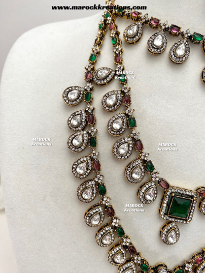Darsha Sabyasachi inspired Victorian Kundan Statement necklace set