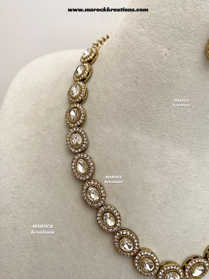 Raveen Premium Quality Kundan Necklace set