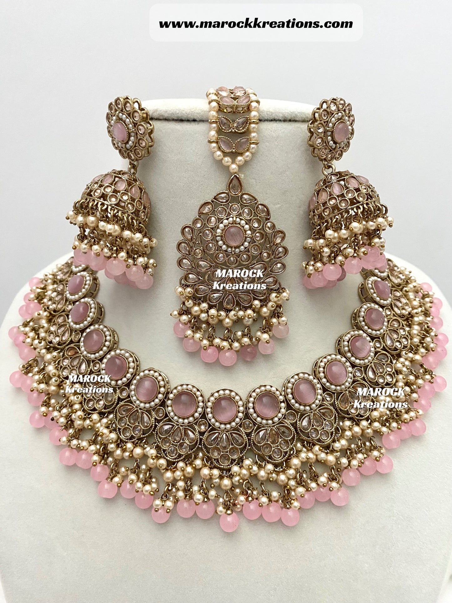 Aalia Antique Polki Necklace set