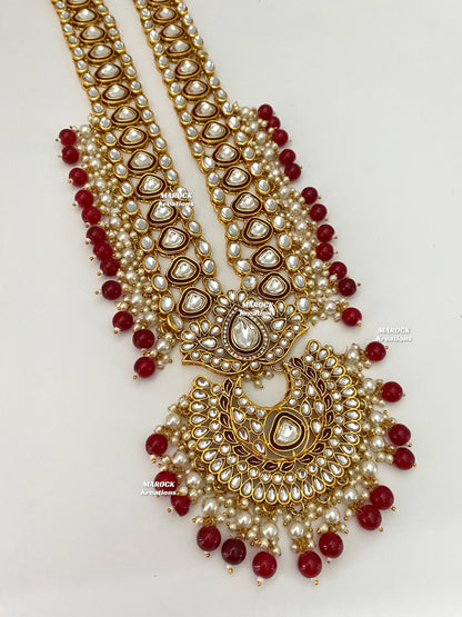 Premium Quality Kundan Meenakari Bridal set/Indian bridal jewelry