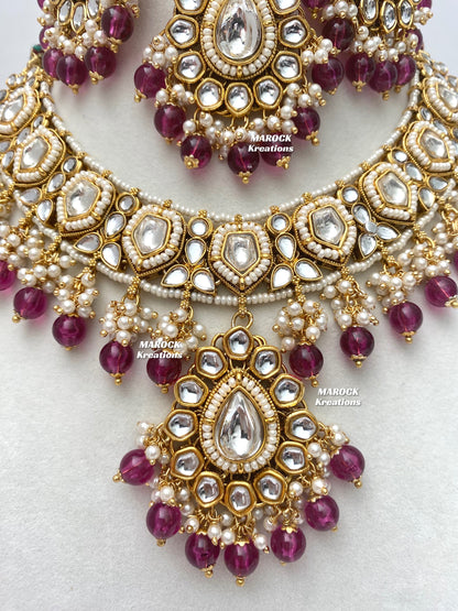 Sania Premium Quality Kundan Necklace set