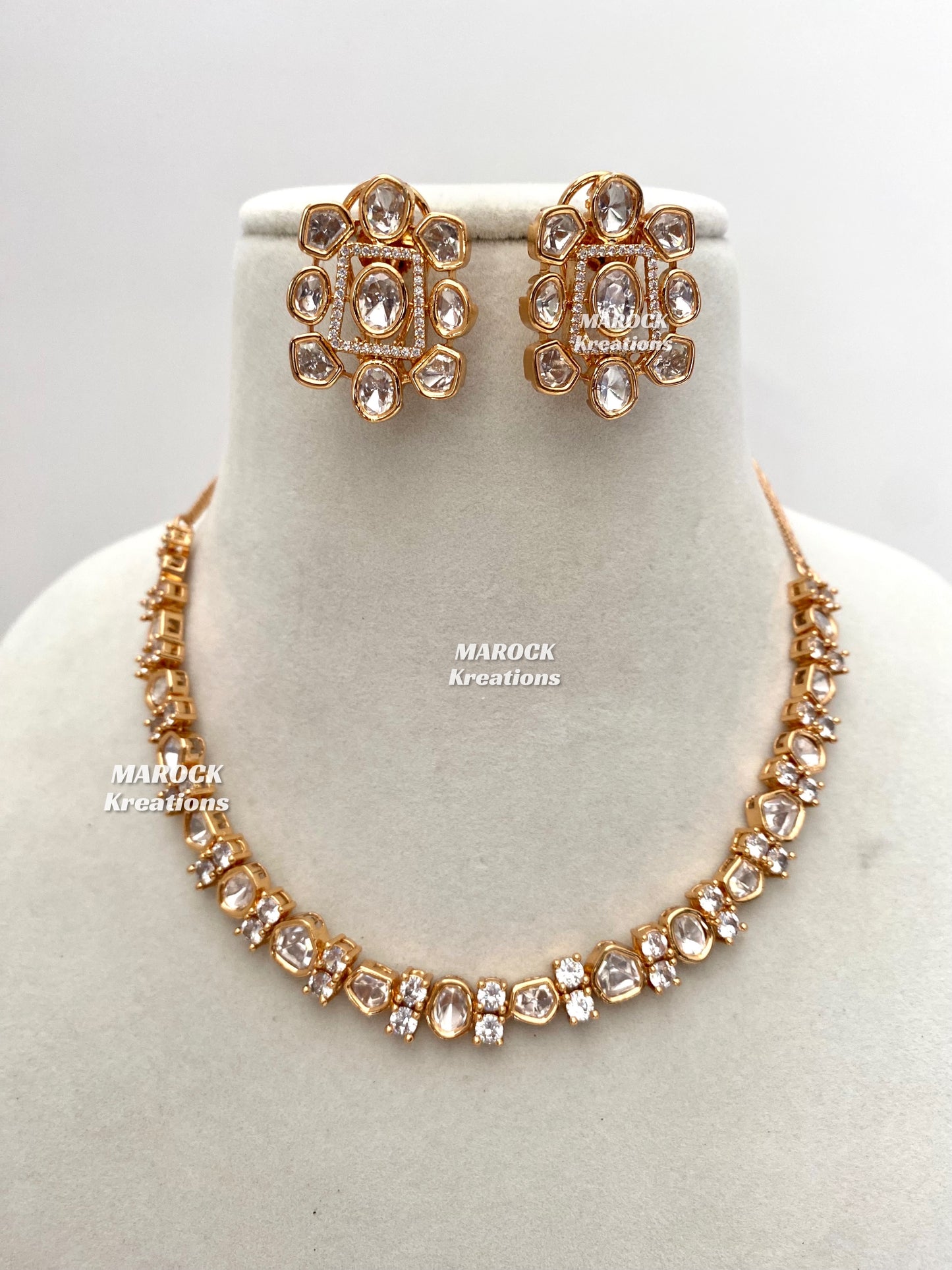 Amber Tyani inspired Premium Quality Kundan Necklace set