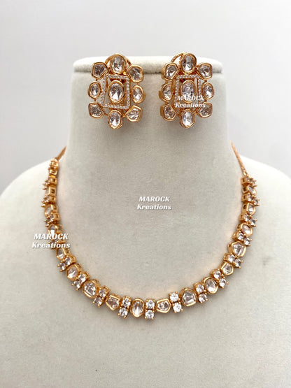 Amber Tyani inspired Premium Quality Kundan Necklace set