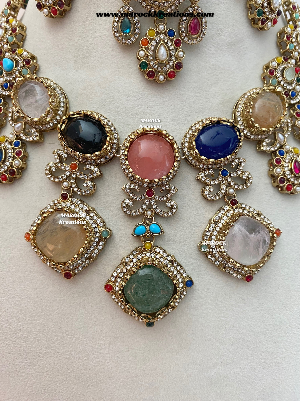 Niharika Sabyasachi inspired Premium Quality Kundan statement choker/necklace set