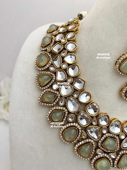 Patriza Sabyasachi inspired Premium Quality Kundan Statement Necklace set