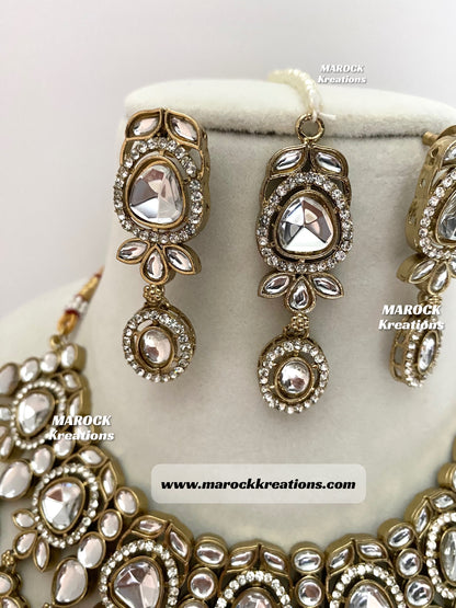 Noor Kundan Statement Necklace set