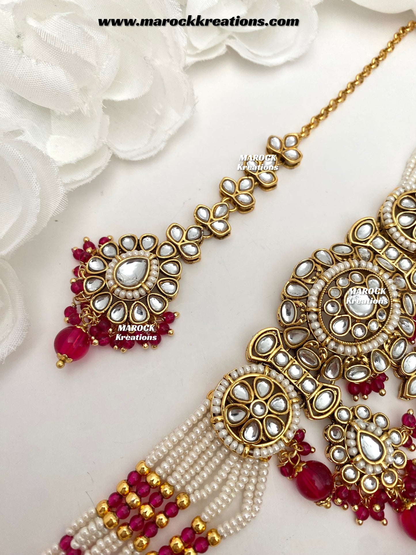 Shaneel Premium quality Kundan Choker set