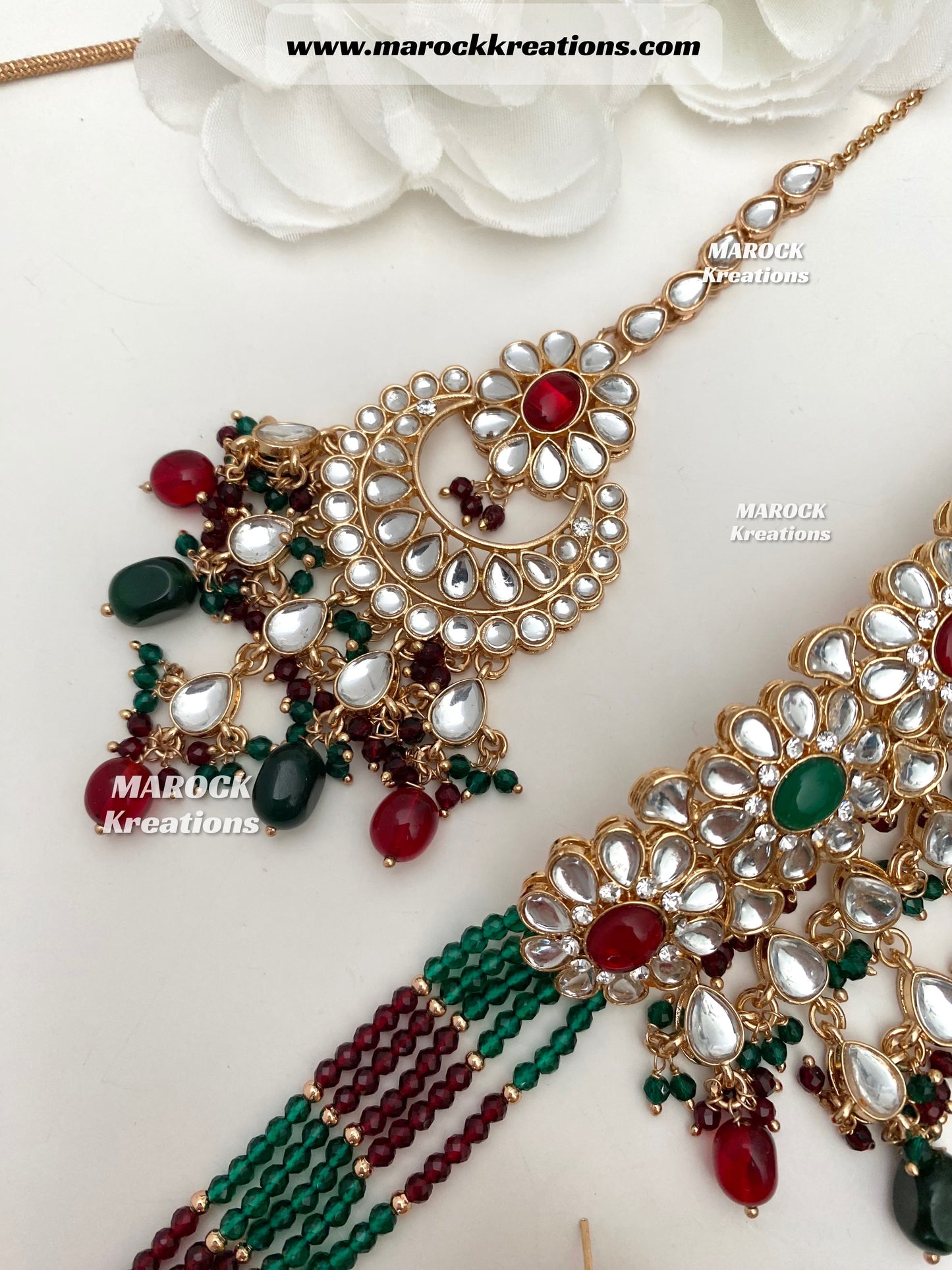 Yasmin premium quality Kundan Statement Choker set