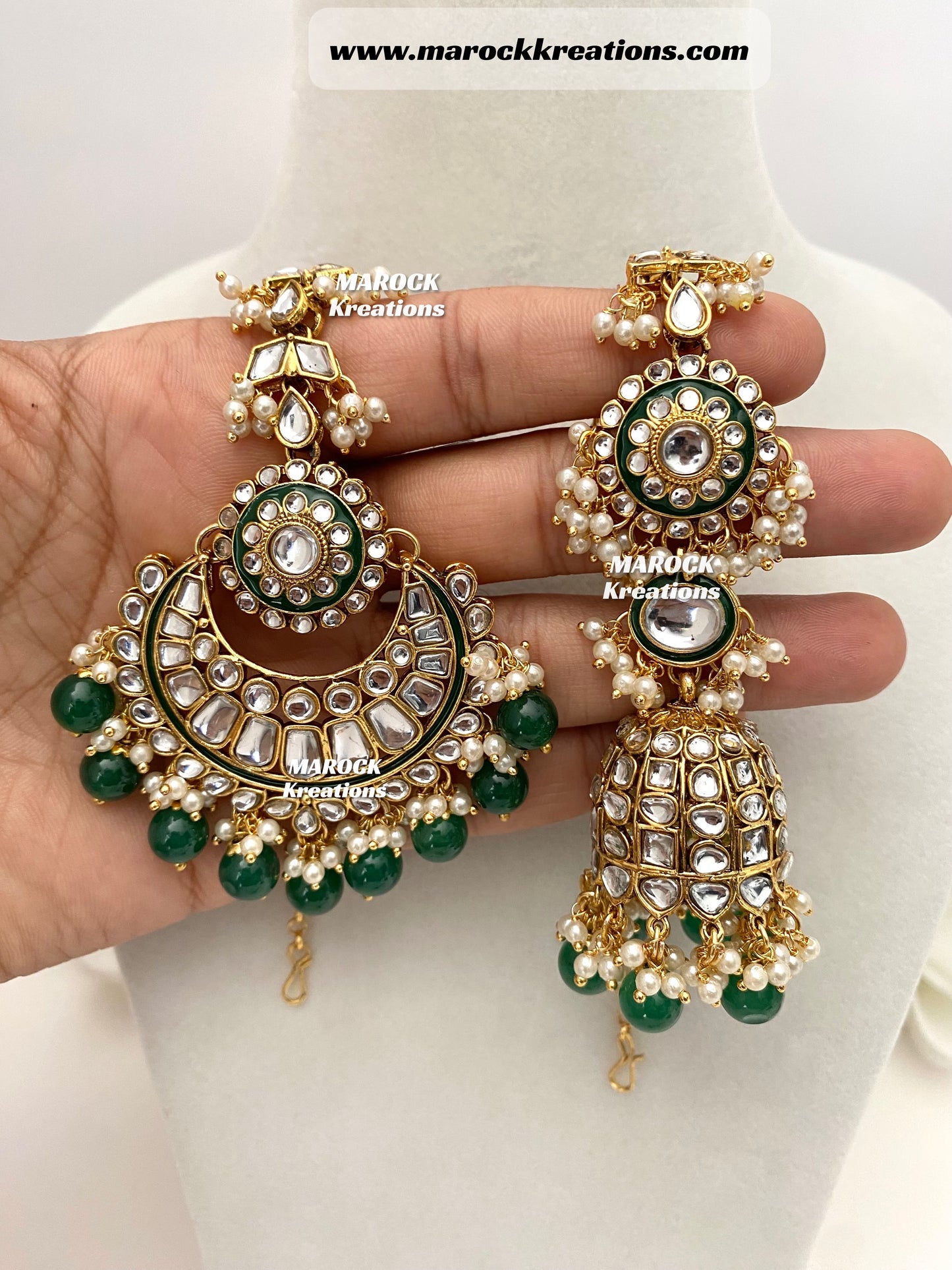 Mehak Premium Quality Kundan Statement Necklace set