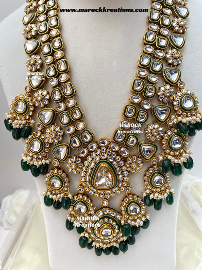 Nayema Premium Quality Kundan Statement Bridal set