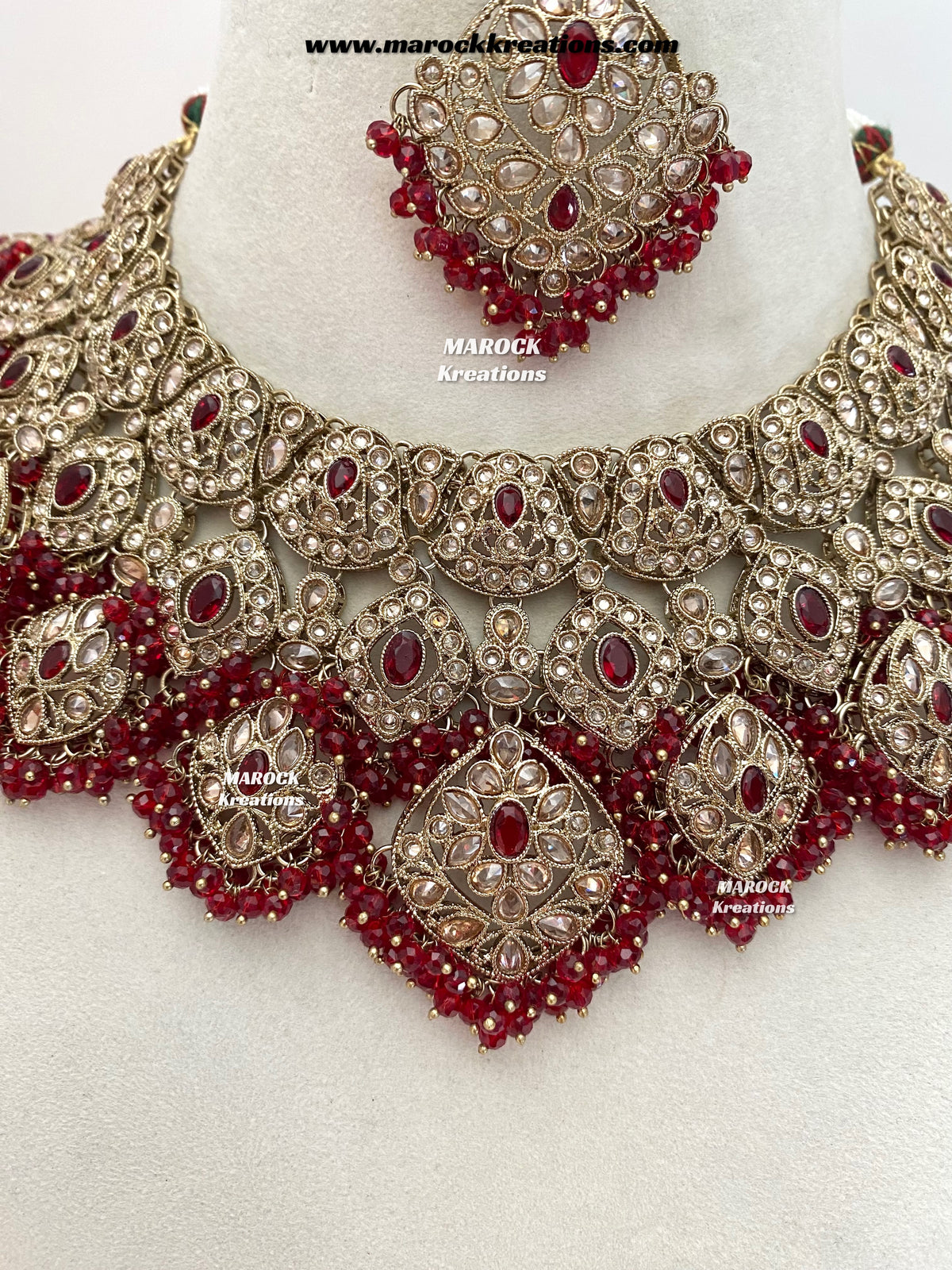 Shradha Polki Statement Necklace set/Bridal set