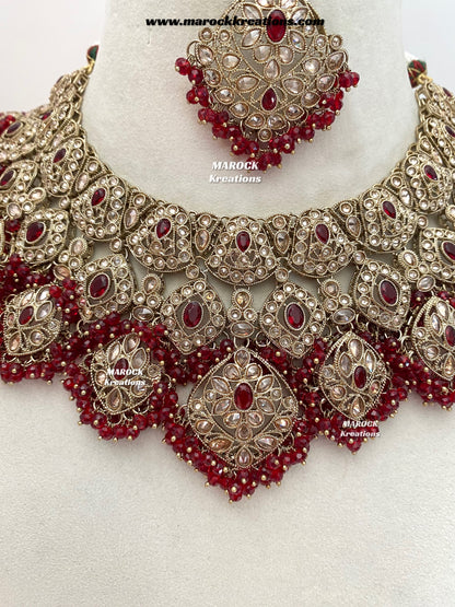 Shradha Polki Statement Necklace set/Bridal set