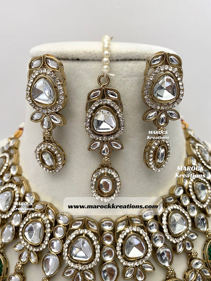 Noor Kundan Statement Necklace set