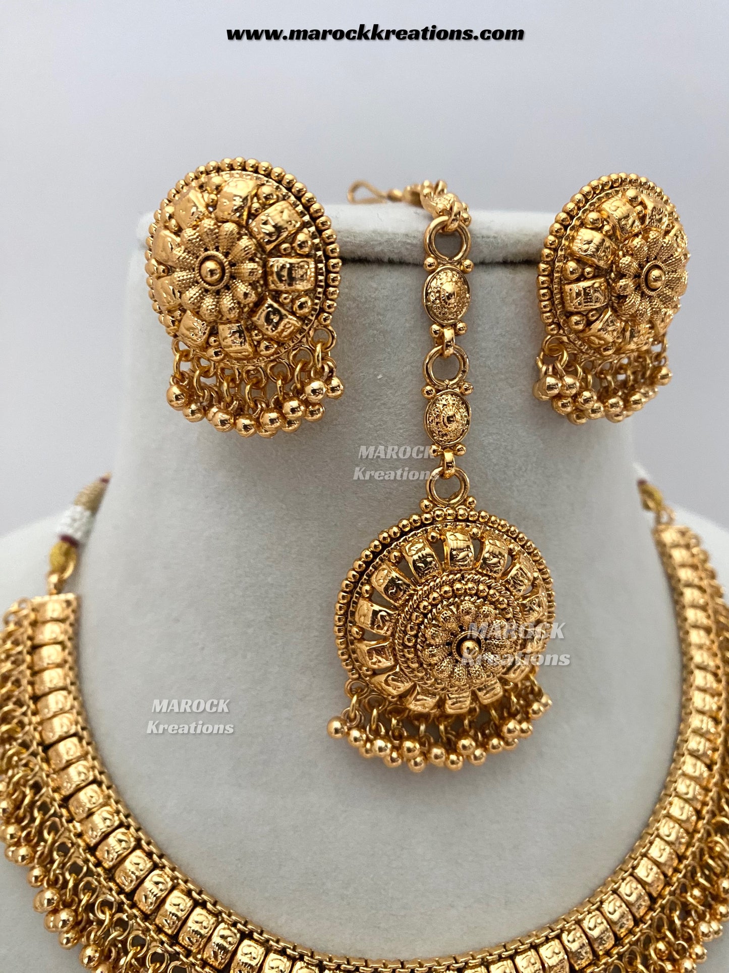 Anjali Gold plated Necklace set
