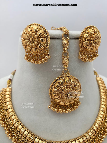 Anjali Gold plated Necklace set