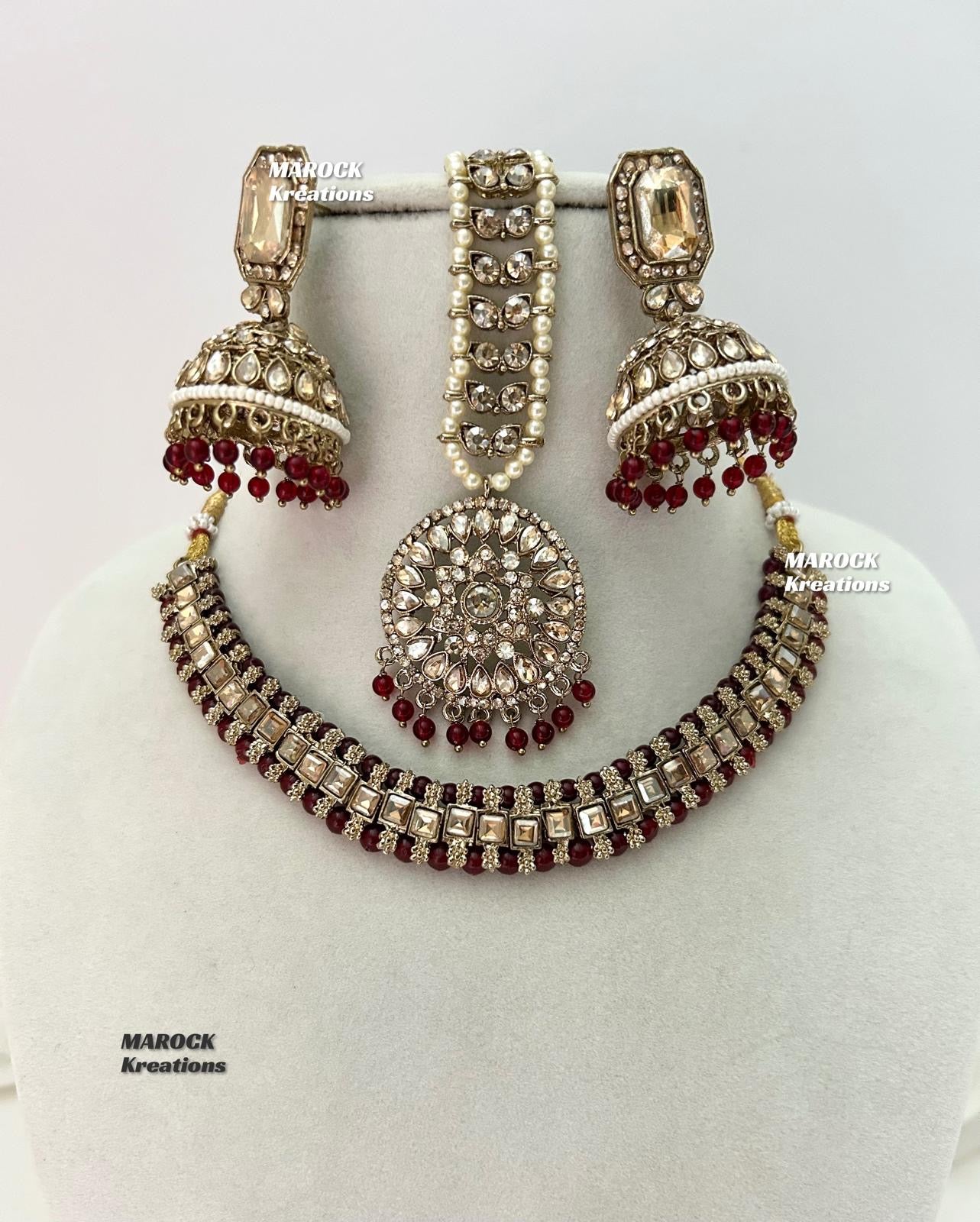 Kajal Polki Necklace set