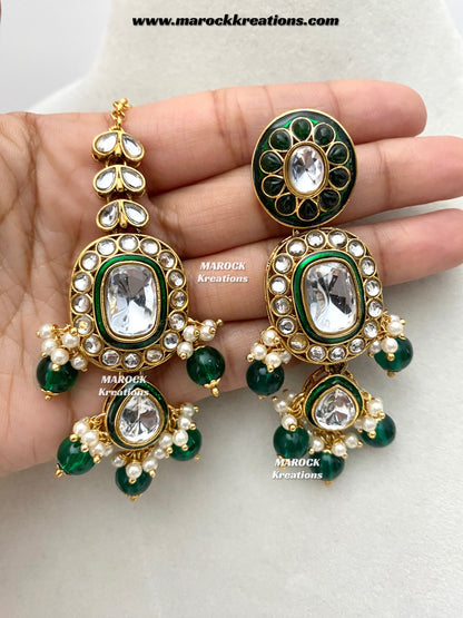 Premium Quality Kundan Statement Necklace set