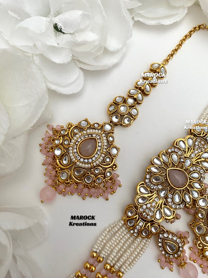 Mahima Premium Quality Kundan Choker set